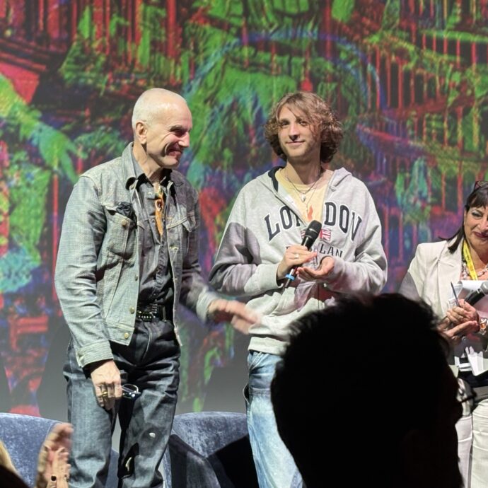 Nel nome del figlio: Daniel Day-Lewis torna in pubblico a Roma con il secondogenito Ronan