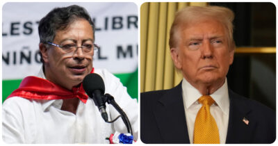 Copertina di Trump: “Il presidente della Colombia è un leader del narcotraffico”. Petro: “Maleducato e ignorante. Io sono socialista, non sono avido come capitalisti e mafiosi”