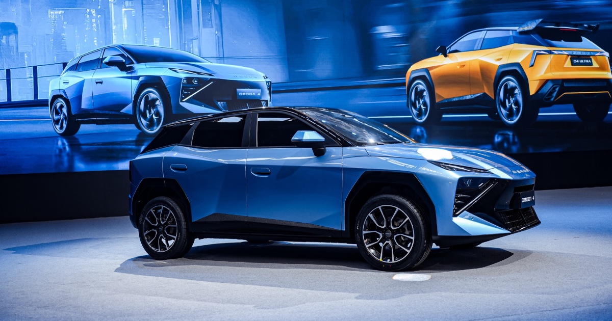 omoda 4 il crossover futuristico debutta al summit omoda amp jaecoo 2025 di wuhu