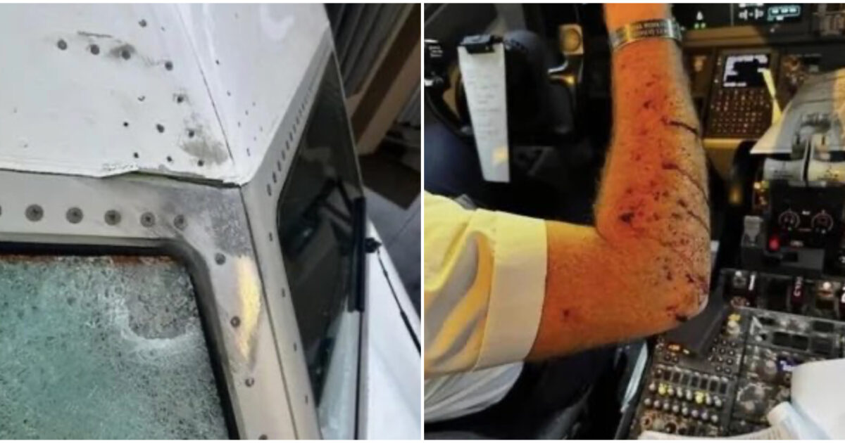 Aereo colpito da un oggetto in alta quota e uno dei due piloti viene ferito, immediato l’atterraggio di emergenza. Le indagini: “Ipotesi detriti spaziali” Aereo colpito da un oggetto in alta quota e uno dei due piloti viene ferito, immediato l’atterraggio di emergenza. Le indagini: “Ipotesi detriti spaziali”