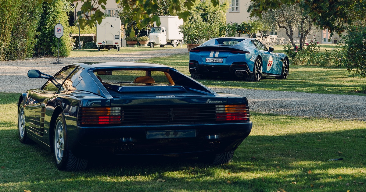 supercar e armonia toscana a villa la massa in scena la bellezza su quattro ruote