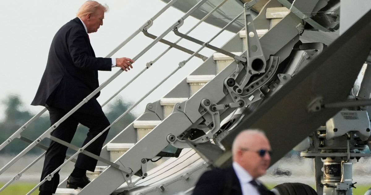 florida scoperta una piattaforma per cecchino con visuale sull8217air force one di trump