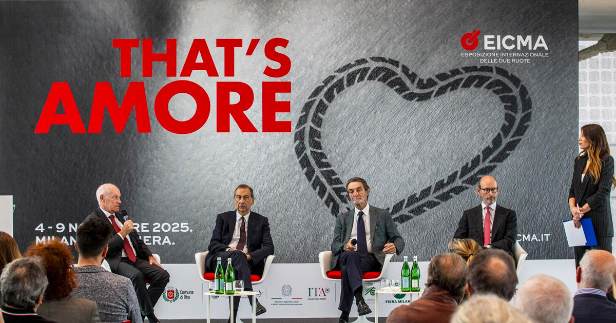 Eicma 2025: presentata la 82° edizione. La festa delle due ruote torna a Milano dal 4 al 9 novembre Eicma 2025: presentata la 82° edizione. La festa delle due ruote torna a Milano dal 4 al 9 novembre