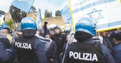 Copertina di “Tra gli ebrei della capitale ci sono cento picchiatori”