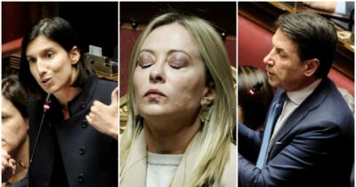 Copertina di Dalla Manovra a Trump: Meloni va in Aula e si scatena lo scontro con le opposizioni. E Conte le regala il libro "Tre anni di tasse"