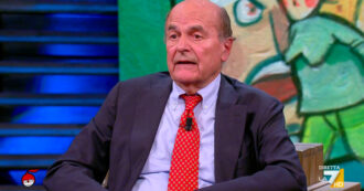 Copertina di Bersani a La7: “Da Meloni vittimismo che aggredisce e volontà di umiliare chi protesta per Gaza”