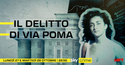 Copertina di Il delitto di via Poma in onda 27 e 28 ottobre su Sky Crime: testimonianze inedite su uno dei casi più controversi della cronaca italiana