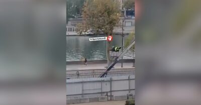 Copertina di Rapina al Louvre, il nuovo video dei ladri in azione: la fuga sul montacarichi col bottino