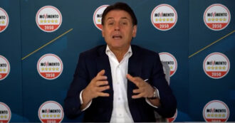 Copertina di Conte: “Non siamo alleati col Pd. Lo saremo se e quando riusciremo a definire un programma, accordi nero su bianco”