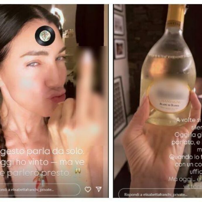 “Stalking verso l’ex migliore amica, diffamazione e minacce”: nuove accuse per Elisabetta Franchi dopo la foto con il dito medio. Lei replica: “Non è la verità”