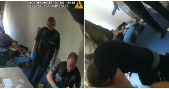 Copertina di “C’è qualcuno nascosto dentro a un letto”: poliziotti avvistano una figura nascosta, è un ladro seriale. Il momento dell’arresto – VIDEO