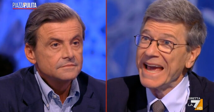 Piazzapulita, Calenda accusa Sachs di fare propaganda putiniana: la miseria del dibattito politico italiano