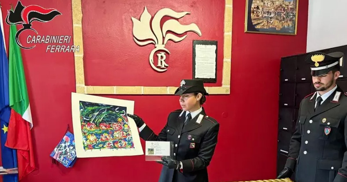 sequestrate centinaia di opere false di guttuso warhol e altri artisti in un magazzino di ferrara