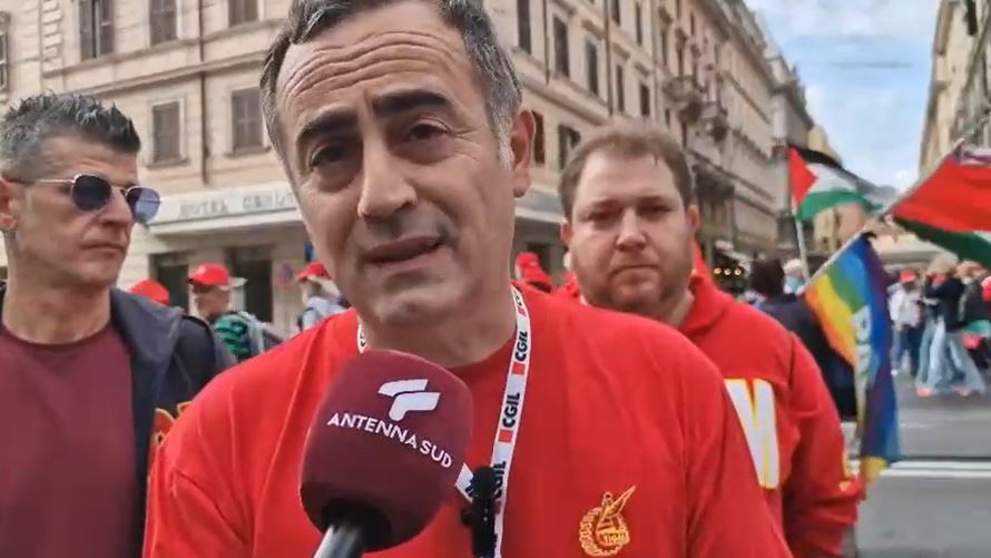 De Palma (Fiom) al corteo Cgil: “Manovra senza investimenti su salari e industria” De Palma (Fiom) al corteo Cgil: “Manovra senza investimenti su salari e industria”