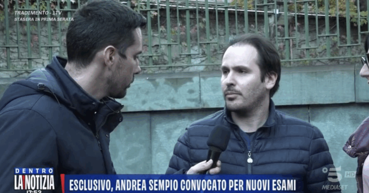 Andrea Sempio convocato per una misurazione di tutto il suo corpo: caviglie, piedi, arti superiori, statura e peso. Ecco il motivo