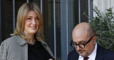 Copertina di Federica Corsini, la moglie di Sangiuliano difende il Garante per la multa a Report: “No interventi esterni, non aveva scelta”
