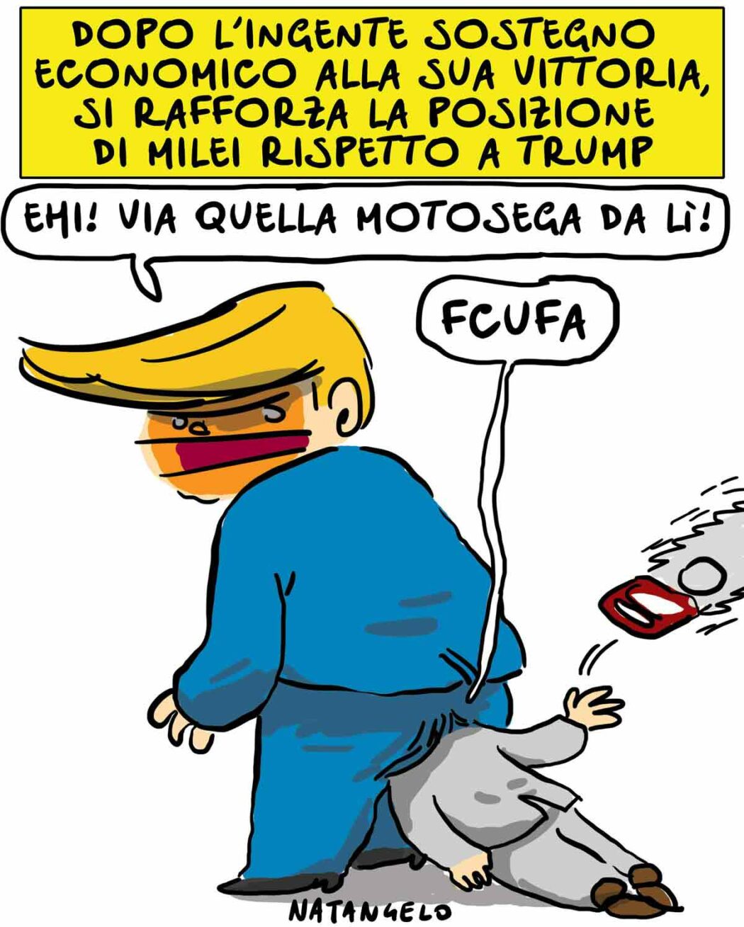La vignetta di Natangelo