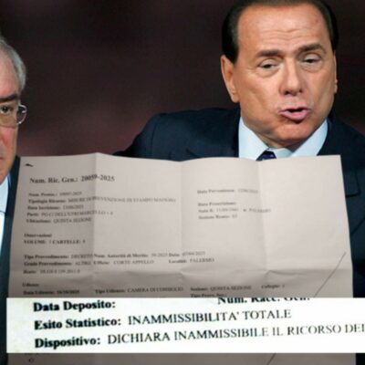 Copertina di Altro che la “verità ristabilita” su Dell’Utri, Berlusconi e la mafia: dalla Cassazione una non sentenza di una riga che li assolve