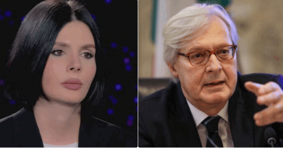 Vittorio Sgarbi in tribunale per l’udienza sul tutore legale. La gente grida “vergogna” alla figlia Evelina