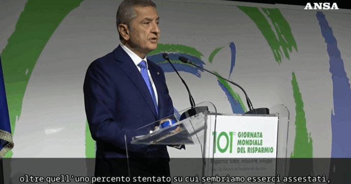 Il governatore della Banca d’Italia: “Crescita all’1% stentato, dobbiamo prepararci alla fine dei fondi del Pnrr”