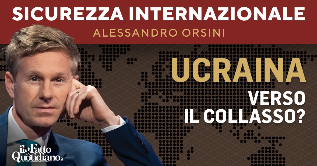 Ucraina verso il collasso? La diretta con Alessandro Orsini Ucraina verso il collasso? La diretta con Alessandro Orsini