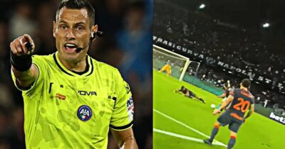 Copertina di “Sei sicuro?”, poi fischia il rigore: Napoli-Inter, il video dalla prospettiva dell’arbitro Mariani fa emergere un dettaglio inedito