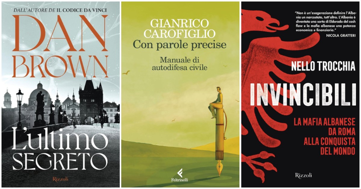 Dal ritorno di Dan Brown all’ultimo romanzo di Ken Follet o Gianrico Carofiglio i 13 libri appena usciti da leggere questo autunno
