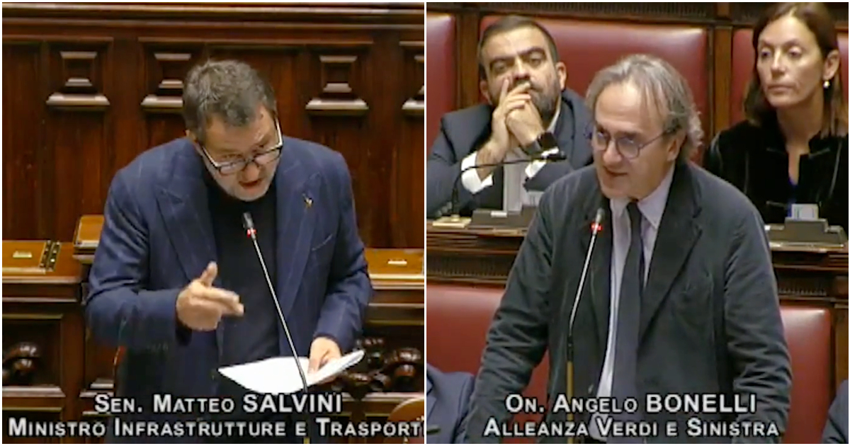 ponte sullo stretto scontro tra bonelli e salvini in aula progetto vecchio di 26 anni fosse per voi andremmo a cavallo 8211 video da Ilfattoquotidiano.it ponte sullo stretto scontro tra bonelli e salvini in aula progetto vecchio di 26 anni fosse per voi andremmo a cavallo 8211 video
