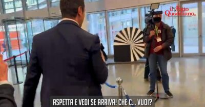 Copertina di “Arriverà il video della Meloni?” “Ancora insisti? Che caz*o vuoi”: Andrea Giambruno sbrocca contro il giornalista del Fatto