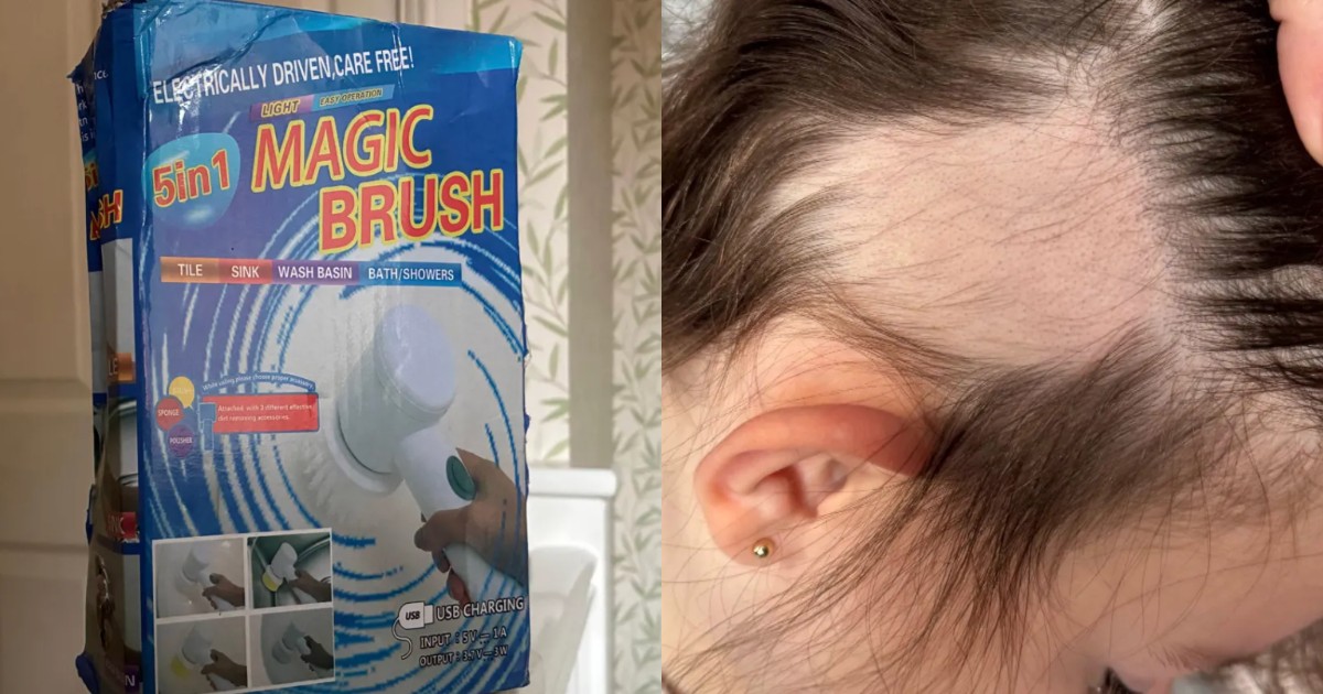 la spazzola comprata su temu si 232 accesa da sola 232 volata via e le ha risucchiato i capelli ora mia figlia di 3 anni ha una grossa chiazza calva la rabbia della mamma