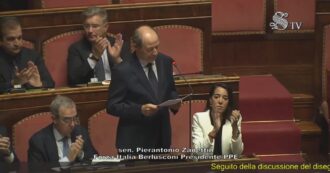 Riforma giustizia, il senatore di Forza Italia: "Parlo dal seggio di Berlusconi, a lui dedichiamo questa giornata storica" - Video