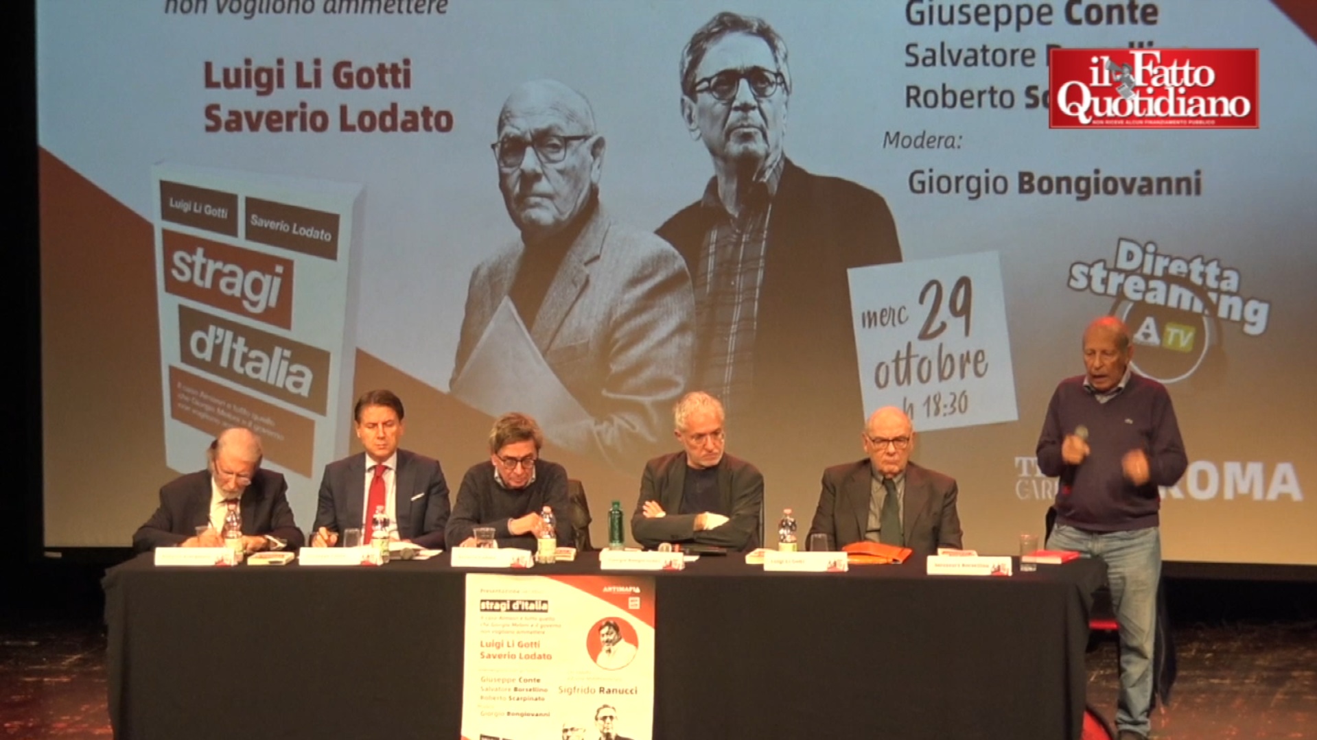 “Stragi d’Italia”, la presentazione del libro di Lodato e Li Gotti: “Governo nasconde trama nera, vuole l’oblio” “Stragi d’Italia”, la presentazione del libro di Lodato e Li Gotti: “Governo nasconde trama nera, vuole l’oblio”