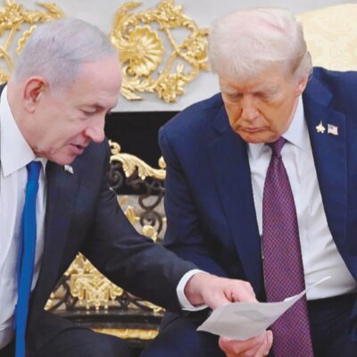 Copertina di Usa-Israele, il “Bibi sitting” Trump schiaccia anche “King Bibi”. E ora manda anche la Cia