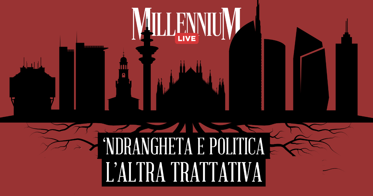 Ndrangheta e politica, l’altra trattativa. Millennium Live con Ciconte, Casalini e Portanova