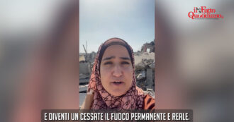 Copertina di Voci di Gaza – “Ogni edificio è distrutto, le persone montano le tende sui resti delle loro case”