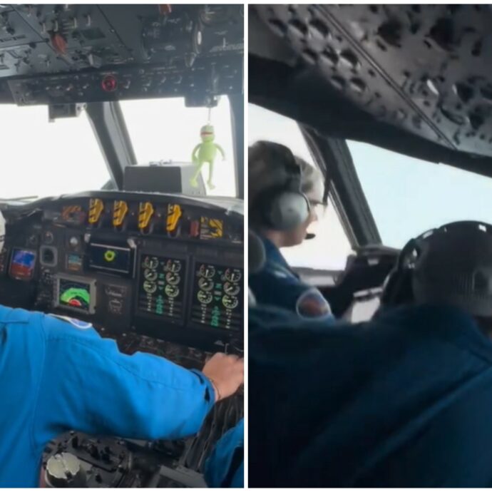 “Queste immagini mi fanno rivalutare le ‘normali’ turbolenze in volo”: gli ‘hurricane hunters’ entrano nell’uragano Melissa per studiarlo, il video impressionante