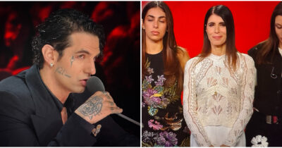 Copertina di “Non ci impuntiamo perché se no…”: Achille Lauro sbotta a X Factor con Giorgia e gli autori. La conduttrice glissa con eleganza, ma le scuse non arrivano