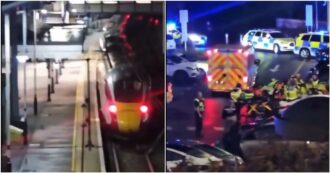 Copertina di Undici persone accoltellate su un treno per Londra. Rilasciato uno dei sospetti, recuperato un coltello