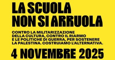 Copertina di Stop al corso dei prof contro la militarizzazione, gli organizzatori: “Nessun bavaglio, andiamo avanti”. Presìdi in 35 piazze