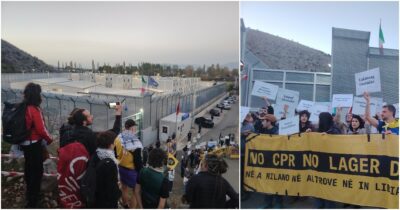 Copertina di In Albania la protesta contro i centri per migranti di Meloni: “Questo sistema non funziona, vanno smantellati”