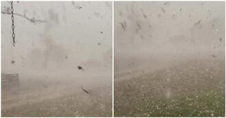 Copertina di “Chicchi grandi come palline da golf e strade ricoperte di ghiaccio”: la grandinata da record in Texas diventa virale – VIDEO