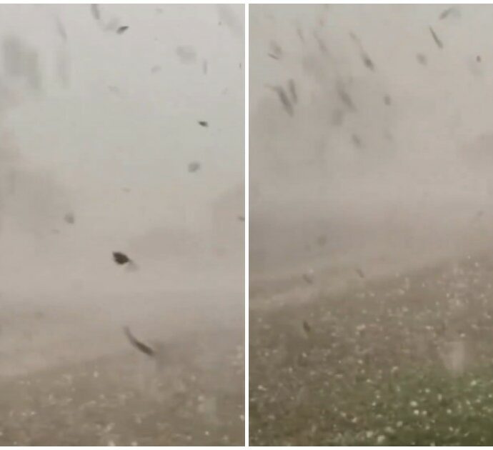 “Chicchi grandi come palline da golf e strade ricoperte di ghiaccio”: la grandinata da record in Texas diventa virale – VIDEO