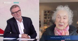Copertina di Margaret Atwood da Fazio: “Vi spiego perché la profezia de ‘Il racconto dell’ancella’ si sta avverando” – Video