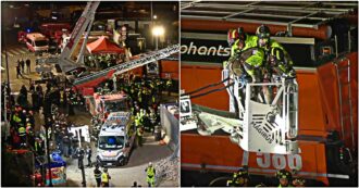 Copertina di Roma, crollo della Torre dei Conti: operaio estratto vivo dalle macerie dopo 11 ore. “È in gravissime condizioni”