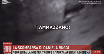 Copertina di “Ti ammazzano, vai via prima di prendere le botte. Te la spacco questa videocamera”: aggredita la troupe di “Storie Italiane” che indaga su Daniela Ruggi
