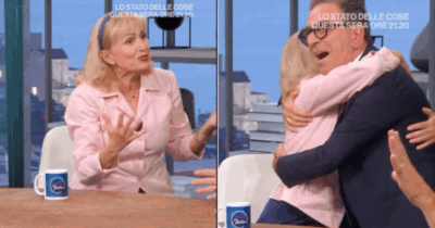 Copertina di “Sei sapiosessuale anche tu?”: la confessione di Cinzia Tani in diretta, poi l’abbraccio con Pino Strabioli