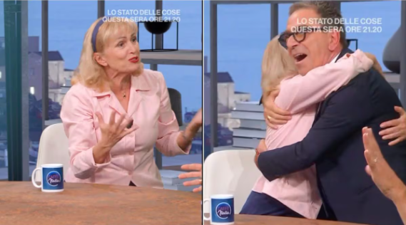 “Sei sapiosessuale anche tu?”: la confessione di Cinzia Tani in diretta, poi l’abbraccio con Pino Strabioli “Sei sapiosessuale anche tu?”: la confessione di Cinzia Tani in diretta, poi l’abbraccio con Pino Strabioli