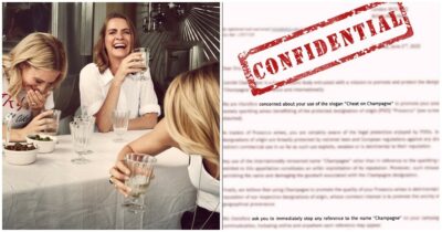 Copertina di “Tradisci lo champagne e bevi il Prosecco”: la campagna delle sorelle Delevingne scatena l’ira dei produttori di bollicine francesi