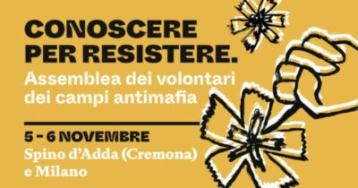 Copertina di Riforme pericolose: l’assemblea dei volontari campi antimafia