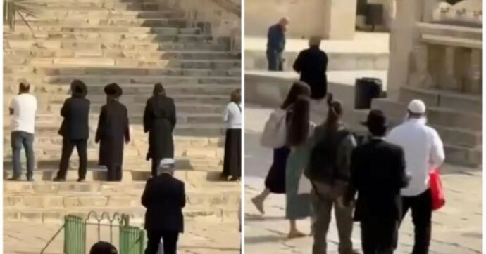 Al-Aqsa, “tour provocatori” dei coloni alla moschea